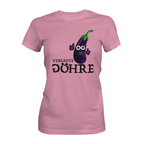 T-Shirt Damen DJ Attila Aubergine FC rosa