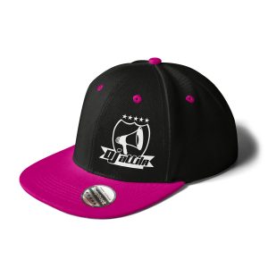 Cap DJ Attila Logo schwarz-pink