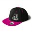 Cap DJ Attila Logo schwarz-pink
