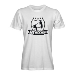 DJ Attila T-Shirt logo weiß