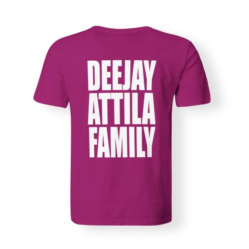 dj attila family t-shirt sorbet